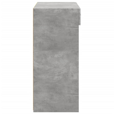 Senkki betoninharmaa 80x42,5x93 cm tekninen puu