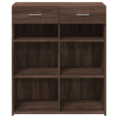 Senkki ruskea tammi 80x42,5x93 cm tekninen puu