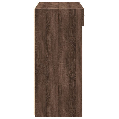 Senkki ruskea tammi 80x42,5x93 cm tekninen puu