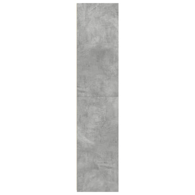 Kaappi betoninharmaa 40x41x185 cm tekninen puu