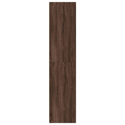 Kaappi ruskea tammi 45x41x185 cm tekninen puu
