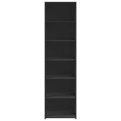 Kaappi musta 50x41x185 cm tekninen puu