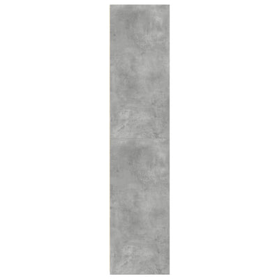 Kaappi betoninharmaa 50x41x185 cm tekninen puu