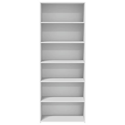 Kaappi valkoinen 70x41x185 cm tekninen puu