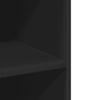 Kaappi musta 70x41x185 cm tekninen puu