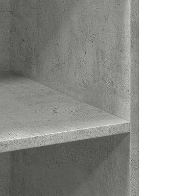 Kaappi betoninharmaa 70x41x185 cm tekninen puu