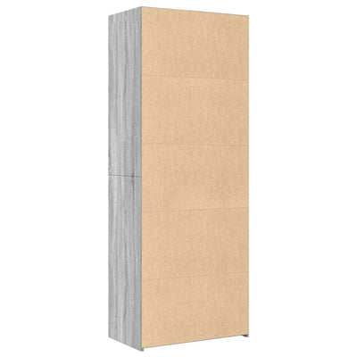 Kaappi harmaa Sonoma 70x41x185 cm tekninen puu