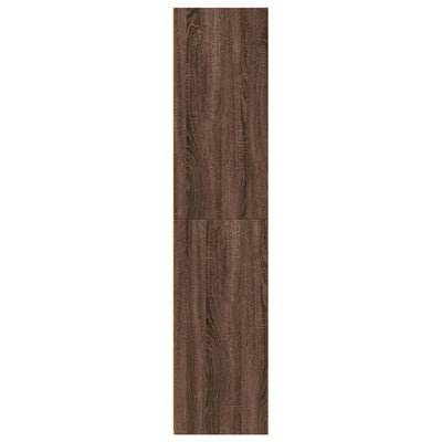 Kaappi ruskea tammi 70x41x185 cm tekninen puu