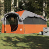 Perheteltta tunneli 6 henkilölle harmaa ja oranssi vedenkestävä