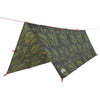 Camping Tarp Camouflage 406x306 cm Vedenpitävä