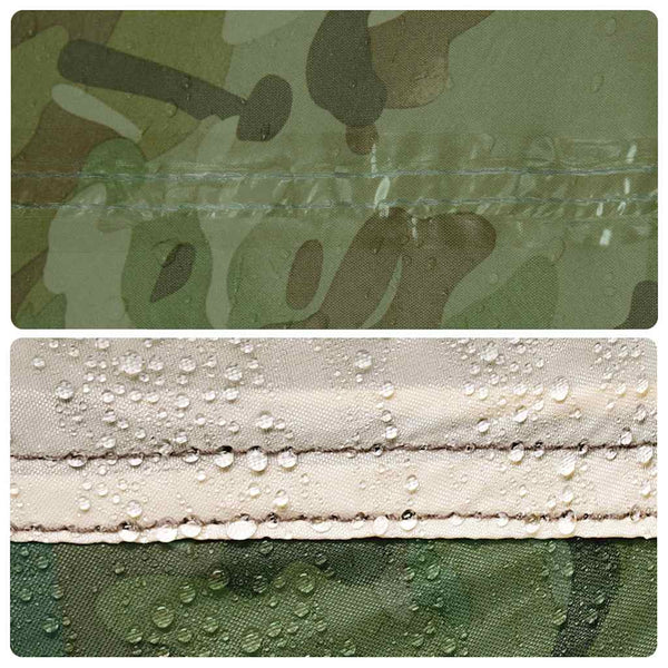 Camping Tarp Camouflage 506x306 cm Vedenpitävä