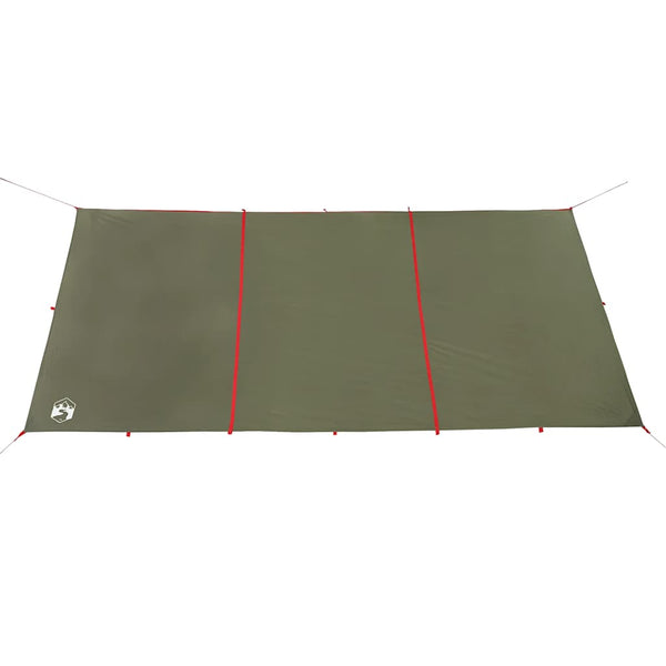 Camping Tarp oliivinvihreä 451x420 cm Vedenpitävä