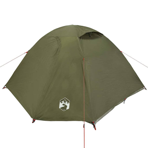 Camping Teltta Dome 3-hengen oliivinvihreä vedenpitävä