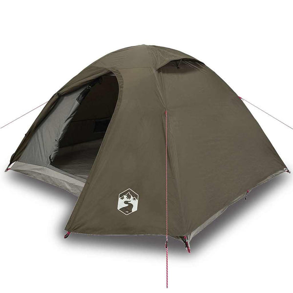 Camping Teltta Dome 4-hengen ruskea vedenpitävä