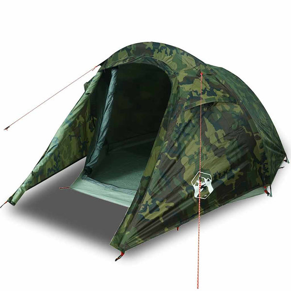 Camping Teltta Tunneli 2-hengen naamiointi vedenpitävä