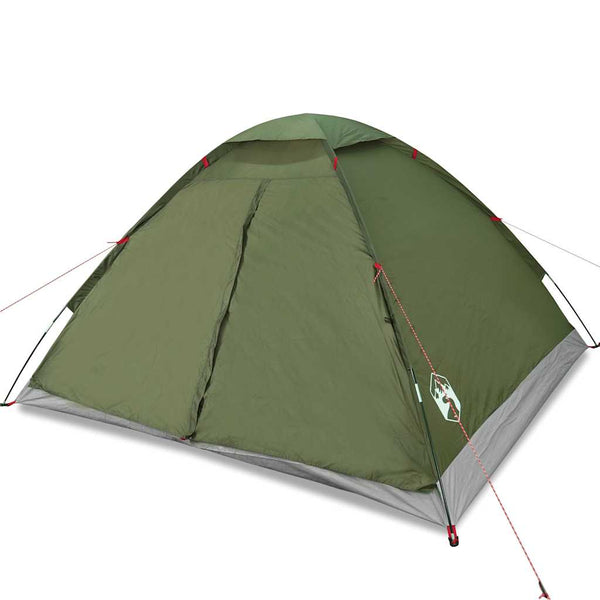 Camping Teltta Dome 4-hengen oliivinvihreä vedenpitävä