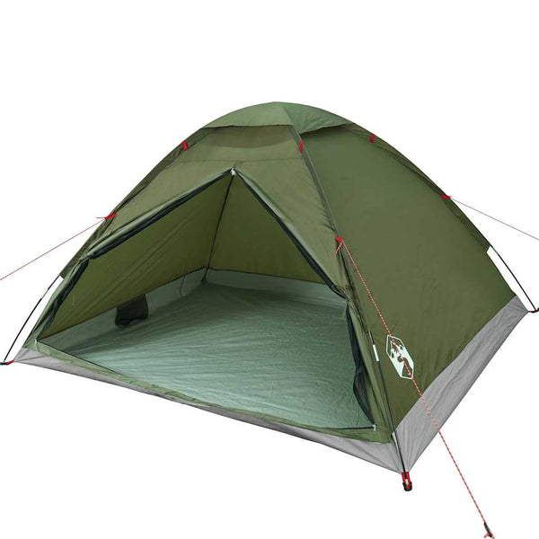 Camping Teltta Dome 4-hengen oliivinvihreä vedenpitävä
