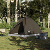 Camping Teltta Dome 4-hengen ruskea vedenpitävä