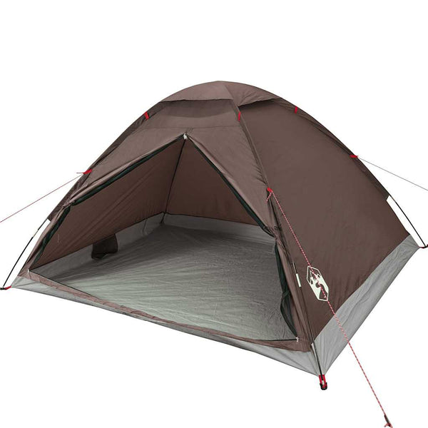 Camping Teltta Dome 4-hengen ruskea vedenpitävä