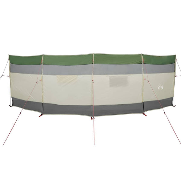 Camping Windbreak Green 510x153 cm Vedenpitävä