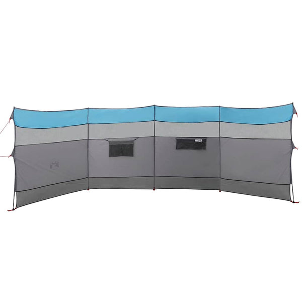Camping Tuulensuoja Sininen 510x153 cm Vedenpitävä