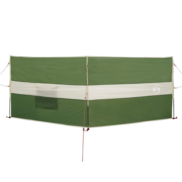 Camping Windbreak Green 344x120 cm Vedenpitävä