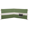 Camping Windbreak Green 344x120 cm Vedenpitävä