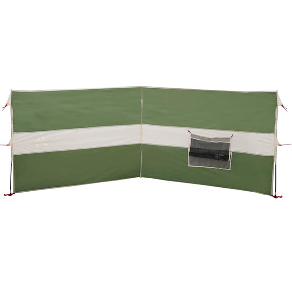 Camping Windbreak Green 344x120 cm Vedenpitävä