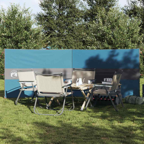 Camping Tuulensuoja Sininen 344x120 cm Vedenpitävä