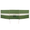 Camping Windbreak Green 490x123 cm Vedenpitävä