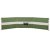 Camping Windbreak Green 490x123 cm Vedenpitävä