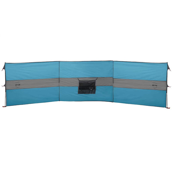 Camping Tuulensuoja Sininen 490x123 cm Vedenpitävä