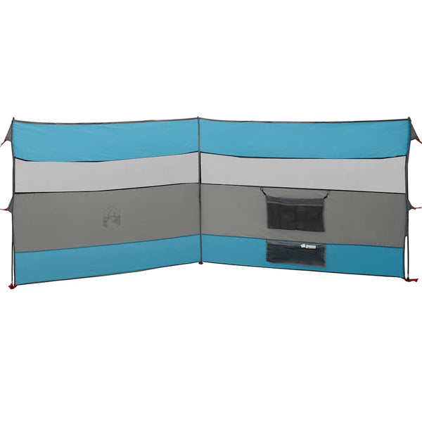 Camping Tuulensuoja Sininen 340x130 cm Vedenpitävä