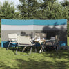 Camping Tuulensuoja Sininen 340x130 cm Vedenpitävä