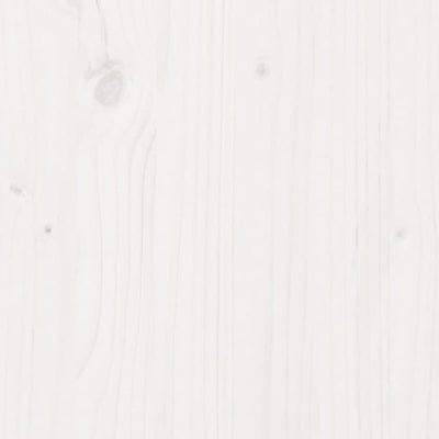 Kukkalaatikko valkoinen 110x40x45,5 cm täysi mänty