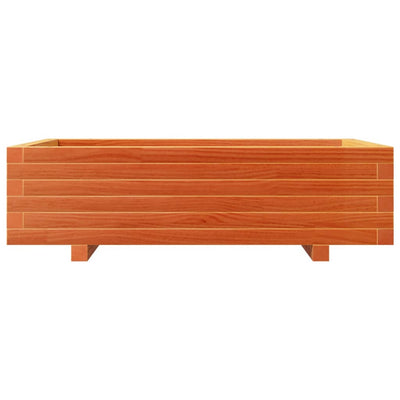 Kukkalaatikko vahanruskea 90x60x26,5 cm täysi mänty