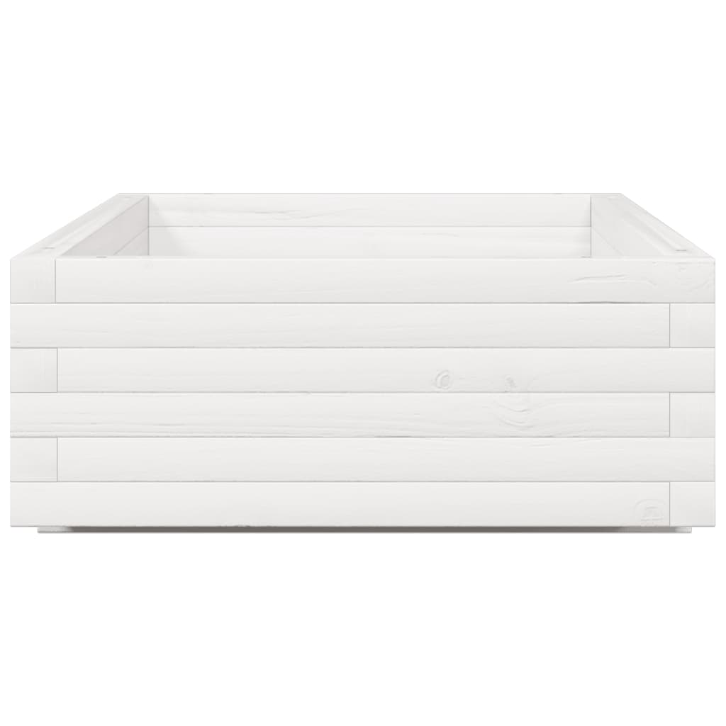 Valkoinen kukkalaatikko Dilaver 110x60x26,5cm (mänty)