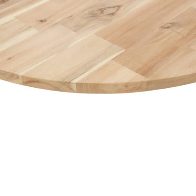 Pöytälevy pyöreä Ø70x2 cm täysi akasiapuu