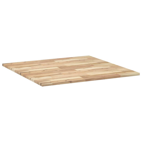 Pöytälevy neliö 90x90x2 cm täysi akasiapuu