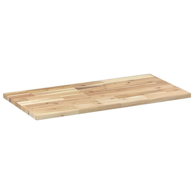 Pöytälevy 80x40x2 cm suorakaide täysi akasiapuu