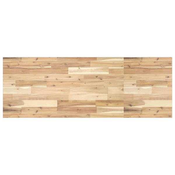 Pöytälevy suorakaide 120x50x2 cm täysi akasiapuu