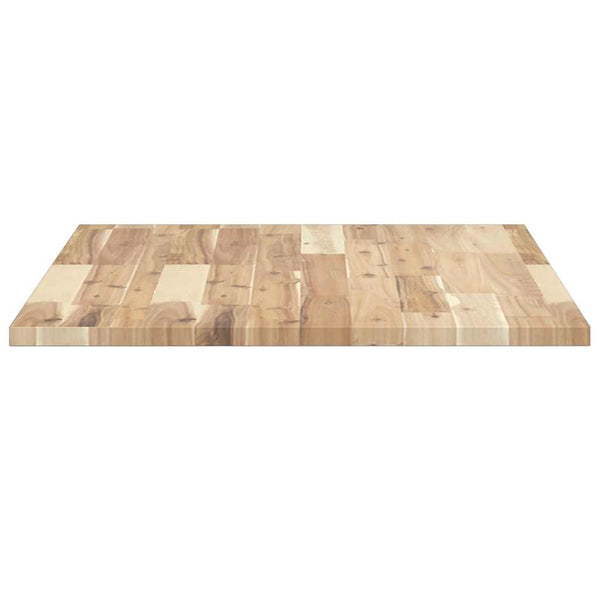 Pöytälevy suorakaide 80x60x2 cm täysi akasiapuu