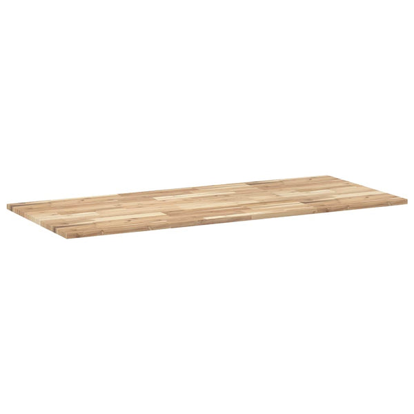 Pöytälevy suorakaide 120x60x2 cm täysi akasiapuu