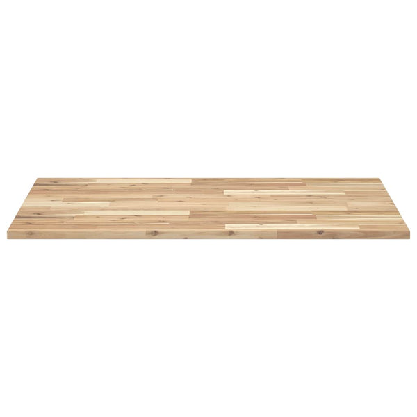 Pöytälevy suorakaide 100x70x2 cm täysi akasiapuu