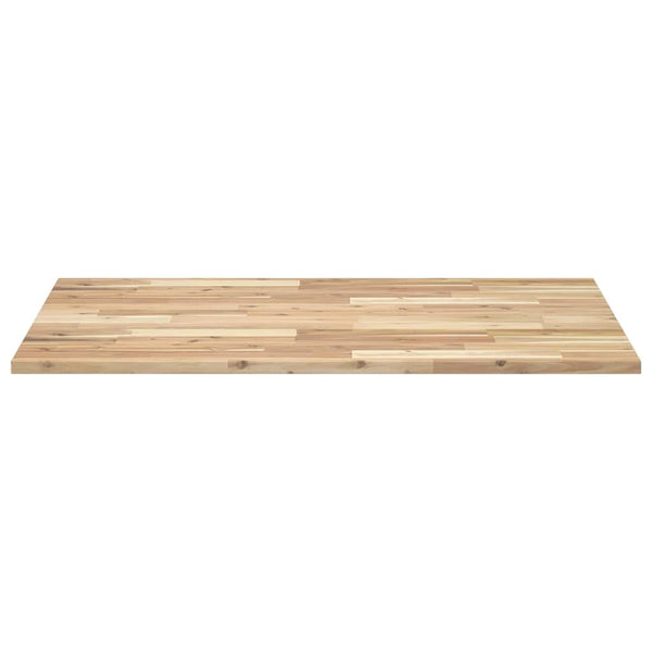 Pöytälevy suorakaide 120x70x2 cm täysi akasiapuu