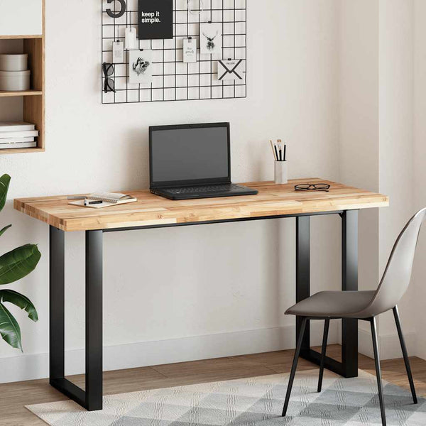 Pöytälevy suorakaide 120x60x4 cm täysi akasiapuu