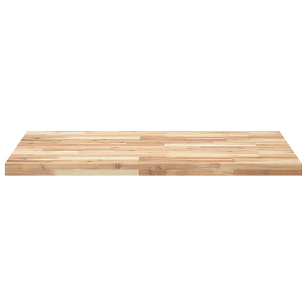 Pöytälevy suorakaide 120x70x4 cm täysi akasiapuu