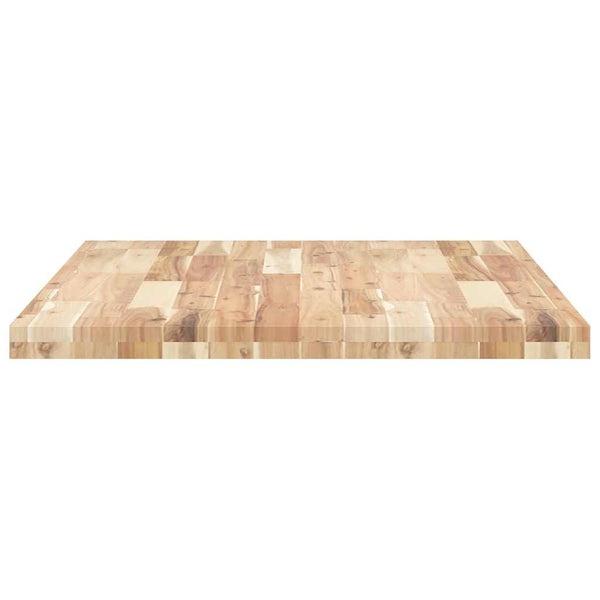 Pöytälevy suorakaide 120x70x4 cm täysi akasiapuu