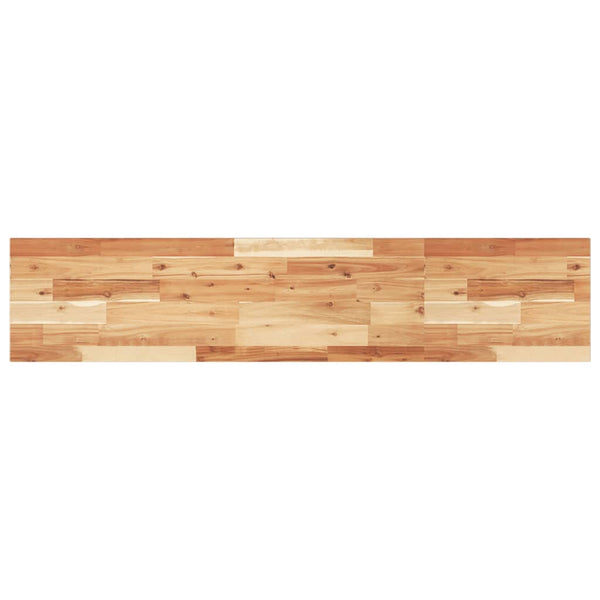 Pöytälevy suorakaiteen muotoinen 120x30x2 cm massiivipuusta akaasiapuu
