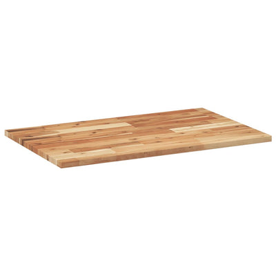 Pöytälevy suorakaide 80x50x2 cm täysi akasiapuu